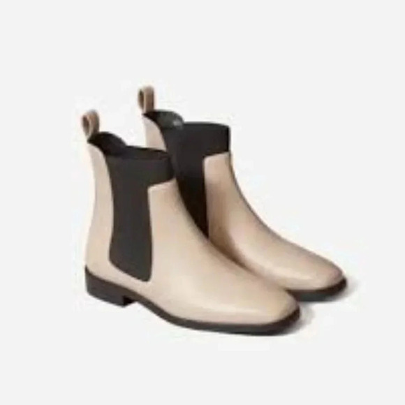 Everlane The Italian Leather Square Toe Chelsea Boot 7.5 - Picture 2 of 12